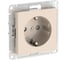 Розетка Systeme Electric ATLASDESIGN с заземлением, со шторками, 16А, мех., быстрозажим. клем., БЕЖЕВЫЙ ATN000245S 20 шт 13606482108223 1