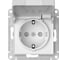 Розетка Systeme Electric ATLASDESIGN с заземлением, со шторками, с крышкой, 16А, IP20, мех., быстрозажим. клем., БЕЛЫЙ ATN000146S 15 шт 13606482108322 2