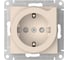 Розетка Systeme Electric ATLASDESIGN с заземлением, со шторками с выталк., 16А, мех., быстрозажим. клем., БЕЖЕВЫЙ ATN000247S 15 шт 13606482108438 2