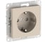 Розетка Systeme Electric ATLASDESIGN с заземлением, со шторками, 16А, мех., быстрозажим. клем., ПЕСОЧНЫЙ ATN001245S 5 шт 4690201022787 1