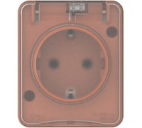 Розетка Systeme Electric ATLASDESIGN PROFI IP54 О/У с заземлением, со шторками, 16А, ТЕРРАКОТОВЫЙ ATN547045 12 шт 4690201045724