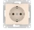 Розетка Systeme Electric GLOSSA с заземлением, 16А, мех., быстрозажим. клем., БЕЖЕВЫЙ GSL000243S 20 шт 13606482110257 2