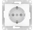 Розетка Systeme Electric GLOSSA с заземлением, со шторками, 16А, мех., быстрозажим. клем., БЕЛЫЙ GSL000145S 20 шт 13606482110493 2