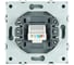 Розетка STEKKER компьютерная 1-местная RJ-45, механизм, серия Эмили, RST00-5117-09, антрацит, soft touch, 49925 5