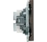 Розетка STEKKER компьютерная 2-местная RJ-45, механизм, серия Эмили, RST00-5111-09, антрацит, soft touch, 49926 3