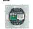 Розетка STEKKER TV + компьютерная RJ-45, механизм, серия Эмили, RST00-5106-08, кашемир, soft touch 49898 11