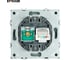 Розетка STEKKER TV + компьютерная RJ-45, механизм, серия Эмили, RST00-5106-09, антрацит, soft touch 49924 11