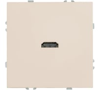 Розетка STEKKER HDMI 2.0 Type A, механизм, серия Эмили, RST00-5118-08, кашемир, soft touch 50169