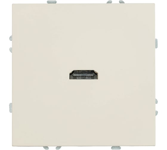 Розетка STEKKER HDMI 2.0 Type A, механизм, серия Эмили, RST00-5118-08, кашемир, soft touch 50169 1