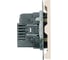 Розетка STEKKER 2-местная USB + Type C, механизм, 250В, 20W, серия Эмили, RST10-5115-08, кашемир, soft touch 49905 3