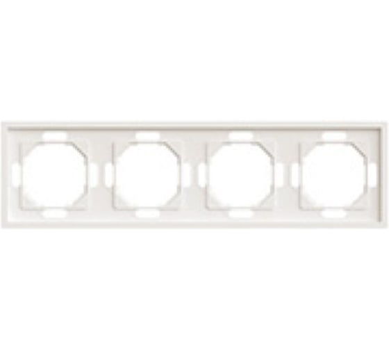 Рамка 4-местная STEKKER Эмили, PFR00-5004-08, кашемир, soft touch 49913 1