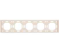 Рамка 5-местная STEKKER Эмили, PFR00-5005-08, кашемир, soft touch 49914