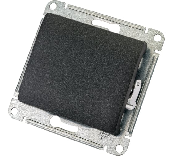 Механизм переключателя перекрестного 1-клавишного Systeme Electric (Schneider Electric) Glossa 10А 7 10AX антрацит GSL000771 20 шт 13606485436682 1