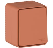 1-клавишный переключатель Systeme Electric ATLASDESIGN PROFI IP54 О/У сх.6, 10АХ, терракотовый ATN547061 12 шт 4690201045762