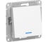 1-клавишный переключатель Systeme Electric GLOSSA с подсветкой, сх.6а, 10АХ, быстрозажимные клеммы, белый GSL000163S 20 шт 13606482111438 2