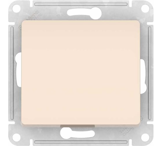 Нажимная кнопка Systeme Electric GLOSSA сх.1, 10АХ, быстрозажимные клеммы, бежевый GSL000215S 20 шт 13606482109831 1