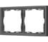 Рамка Arlight пластиковая FRM-NOBE-SFPL-2-GR 1шт 054218 1