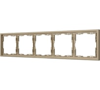 Рамка Arlight пластиковая FRM-NOBE-SFPL-5-GD 1шт 054229