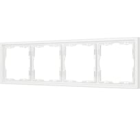 Рамка Arlight пластиковая FRM-NOBE-SFPL-4-WH 1шт 054223