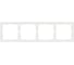 Рамка Arlight пластиковая FRM-NOBE-SFPL-4-WH 1шт 054223 2