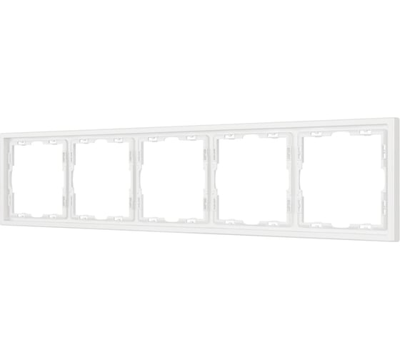 Рамка Arlight пластиковая FRM-NOBE-SFPL-5-WH 1шт 054227 1