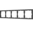 Рамка Arlight пластиковая FRM-NOBE-SFPL-5-GR 1шт 054230 1