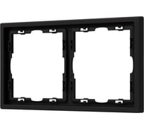 Рамка Arlight пластиковая FRM-NOBE-SFPL-2-BK 1шт 054216