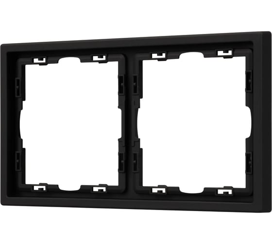 Рамка Arlight пластиковая FRM-NOBE-SFPL-2-BK 1шт 054216 1