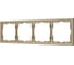 Рамка Arlight пластиковая FRM-NOBE-SFPL-4-GD 1шт 054225 1
