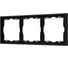 Рамка Arlight пластиковая FRM-NOBE-SFPL-3-BK 1шт 054220 1