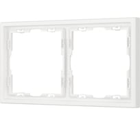 Рамка Arlight пластиковая FRM-NOBE-SFPL-2-WH 1шт 054215
