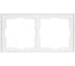 Рамка Arlight пластиковая FRM-NOBE-SFPL-2-WH 1шт 054215 2