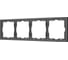 Рамка Arlight пластиковая FRM-NOBE-SFPL-4-GR 1шт 054226 1