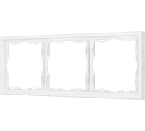 Рамка Arlight пластиковая FRM-NOBE-SFPL-3-WH 1шт 054219