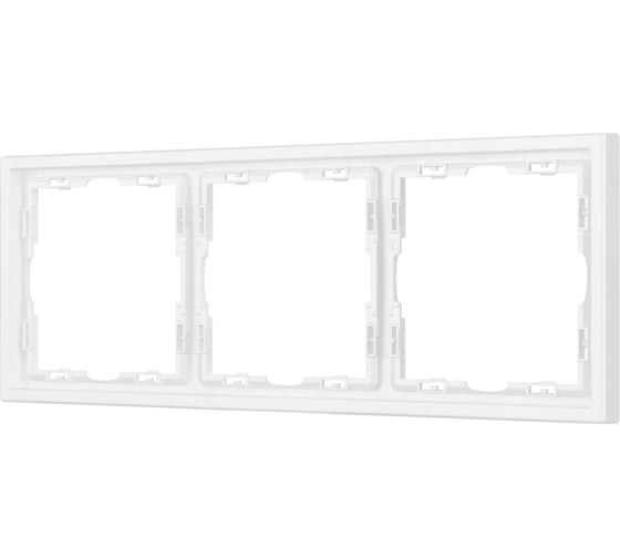 Рамка Arlight пластиковая FRM-NOBE-SFPL-3-WH 1шт 054219 1