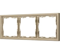 Рамка Arlight пластиковая FRM-NOBE-SFPL-3-GD 1шт 054221