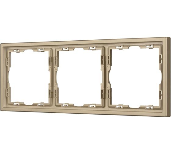 Рамка Arlight пластиковая FRM-NOBE-SFPL-3-GD 1шт 054221 1