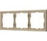 Рамка Arlight пластиковая FRM-NOBE-SFPL-3-GD 1шт 054221 1
