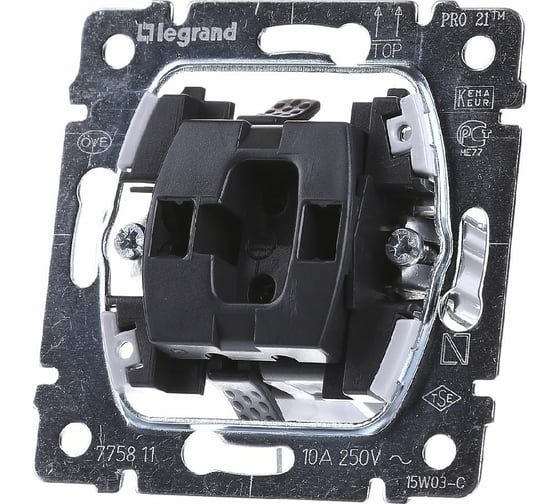 Выключатель Legrand без фиксации Galea Life 10 А 250 В~ 775811