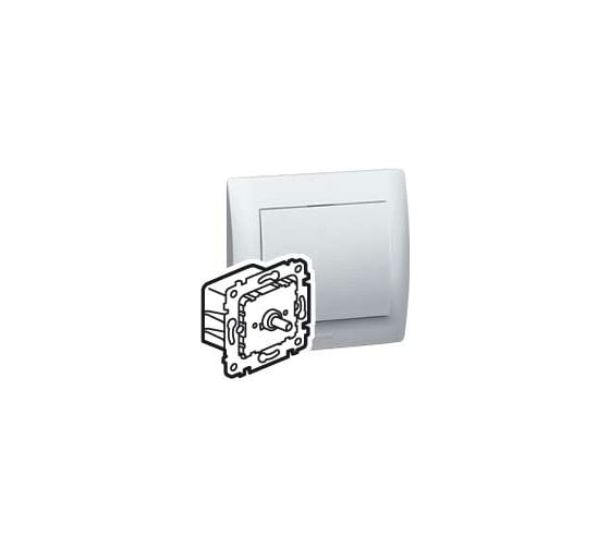Светорегулятор Legrand с концевым выключателем Galea Life 40-400 Вт 250 В~ 50 Гц 775654