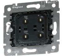 Кнопочный светорегулятор Legrand Galea Life 40-600 Вт 775653