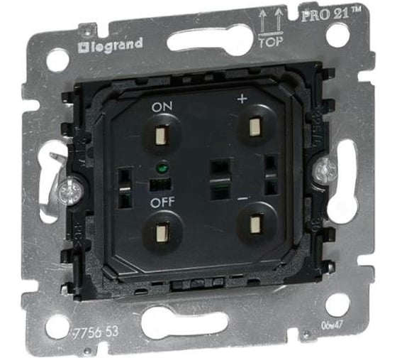Кнопочный светорегулятор Legrand Galea Life 40-600 Вт 775653