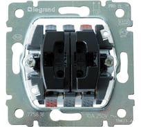 Выключатель Legrand без фиксации с двумя переключающими контактами Galea Life 10 А 250 В~ 775818