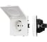 Механизм розетки влагозащищённый Arlight SCT-NOBE-MCP-SFPL-WH 1шт 054280 1