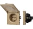 Механизм розетки влагозащищённый Arlight SCT-NOBE-MCP-SFPL-GD 1шт 054282 1