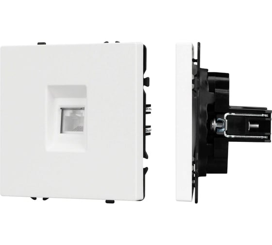 Механизм компьютерной розетки Arlight SCT-NOBE-MPC1-SFPL-WH 1шт 054304 1