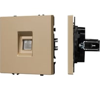 Механизм компьютерной розетки Arlight SCT-NOBE-MPC1-SFPL-GD 1шт 054306