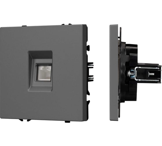 Механизм компьютерной розетки Arlight SCT-NOBE-MPC1-SFPL-GR 1шт 054307 1