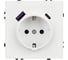Механизм розетки с USB зарядкой Arlight SCT-NOBE-MUAC-SFPL-WH 1шт 054284 2