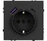 Механизм розетки с USB зарядкой Arlight SCT-NOBE-MUAC-SFPL-BK 1шт 054285 2